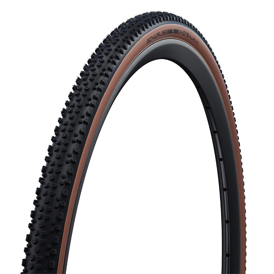 Schwalbe, X-One Allround, Hybrid Tire, 700x33C, Folding, Tubeless Ready, Addix, RaceGuard, 67TPI, Bronze