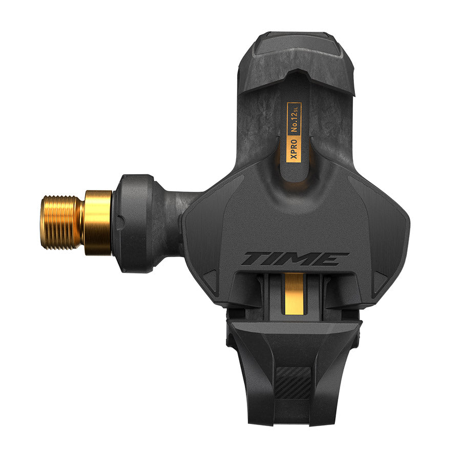 TIME, XPRO 12SL C1 51mm, Pedals, Body: Carbon, Spindle: Titanium, 9/16'', Carbon Gold, Pair