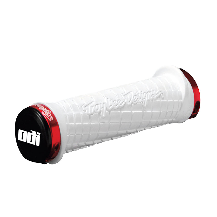 ODI, Troy Lee Design, Grips, 130mm, Black/Gray, Set