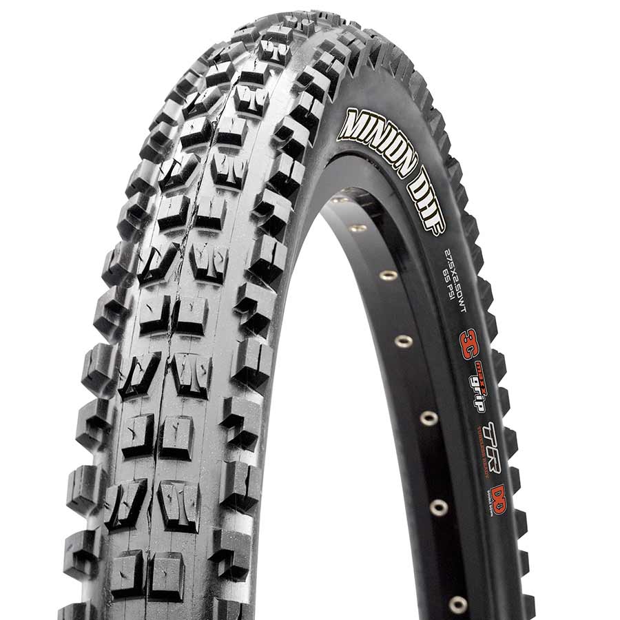 Maxxis, Minion DHF, Tire, 26''x2.30, Folding, Tubeless Ready, 3C Maxx Terra, EXO, 60TPI, Black