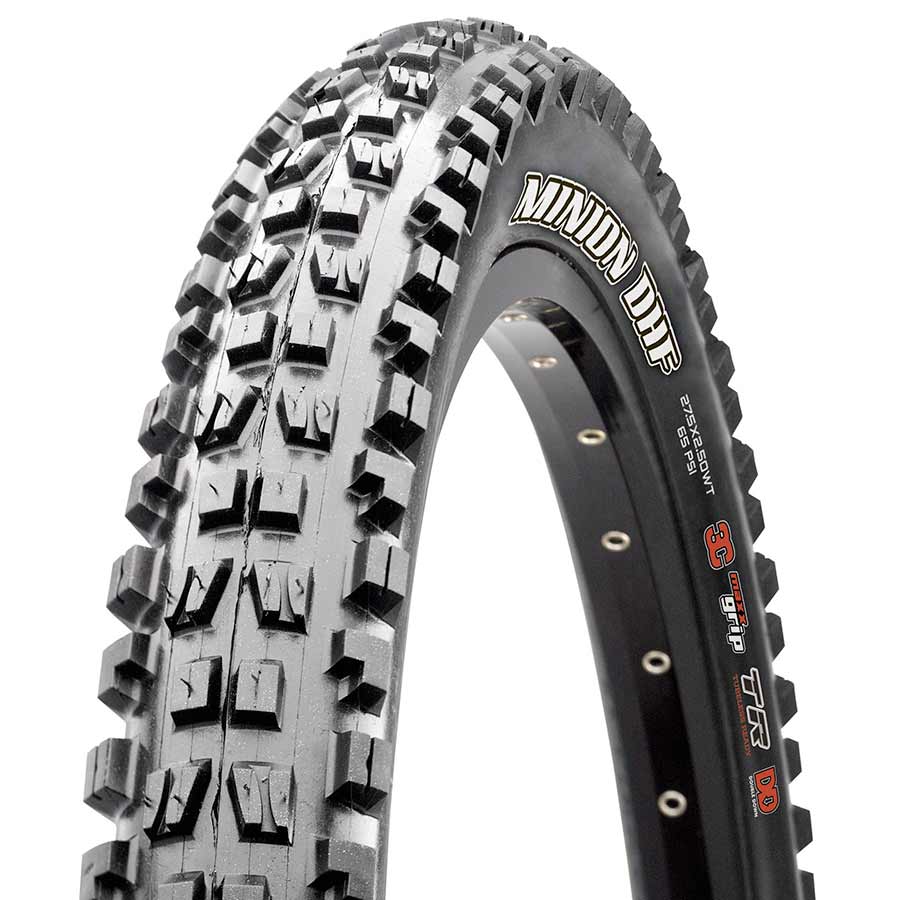 Maxxis, Minion DHF, Tire, 26''x2.30, Folding, Tubeless Ready, 3C Maxx Terra, EXO, 60TPI, Black