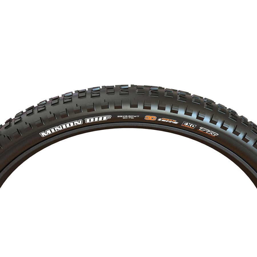 Maxxis, Minion DHF, Tire, 26''x2.30, Folding, Tubeless Ready, 3C Maxx Terra, EXO, 60TPI, Black