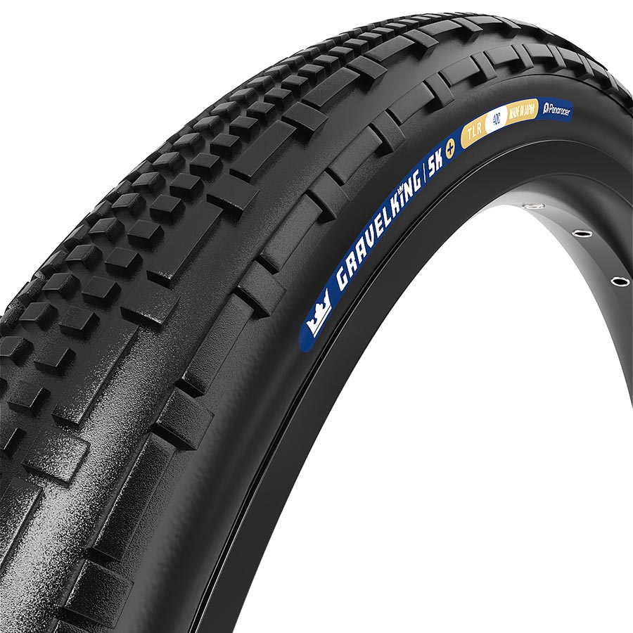 Panaracer, GravelKing SK+, Gravel Tire, 700x35C, Folding, Tubeless Ready, ZSG Gravel, Tuff Tex+, BeadLock, 120, Black