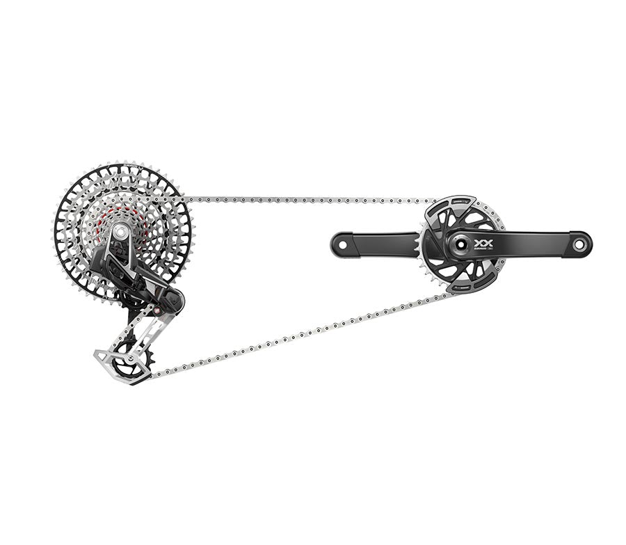 SRAM XX T-Type AXS Eagle Transmission Mountain Bike 170mm Build Kit