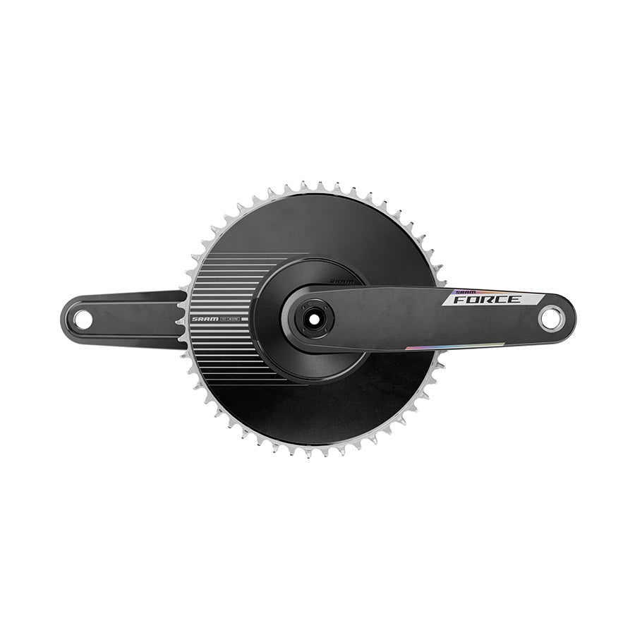 SRAM, Force 1x Aero E1, Crankset, Speed: 12/13, Spindle: 28.99mm, BCD: Direct Mount SRAM 8 Bolt, 50, DUB, 160mm, Black, Road