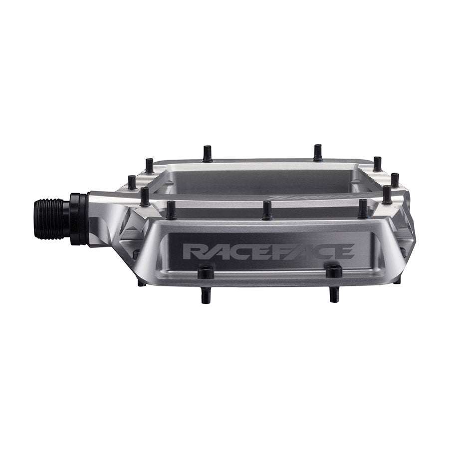 Raceface, Turbine, Platform Pedals, Body: Aluminum, Spindle: Cr-Mo/Steel, 9/16'', Black, Pair