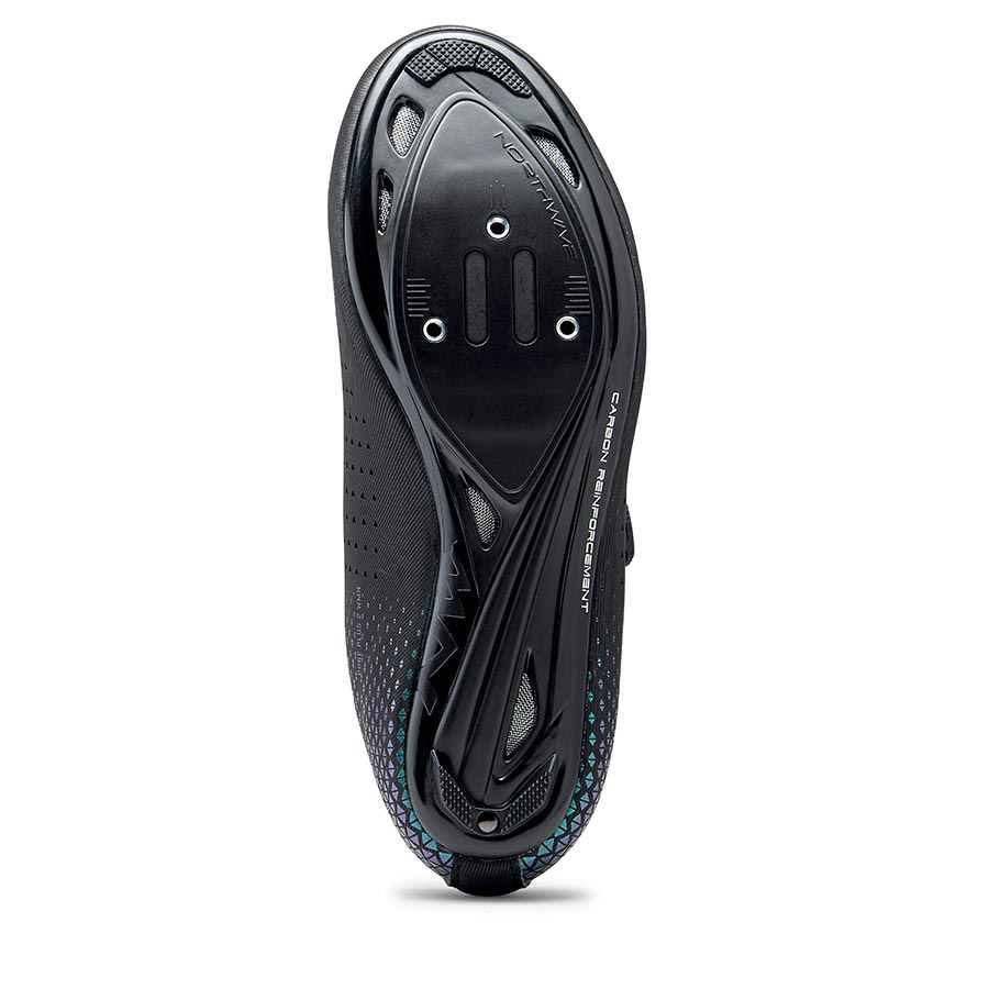 Northwave, Core Plus 2 Women, Road Shoes, Black/Iridescent, 36