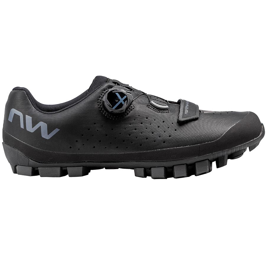 Northwave, Hammer Plus Wide, MTB Shoes, Black/Dark Grey, 50