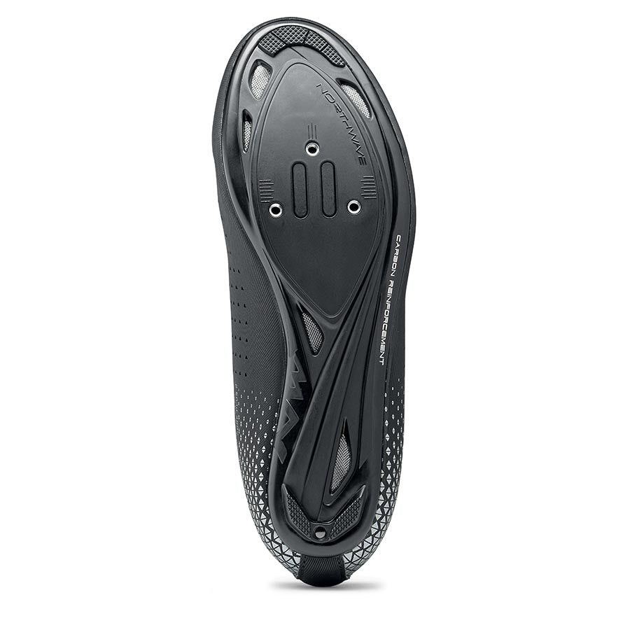 Northwave, Core Plus 2 Wide, Road Shoes, Black/Silver, 46