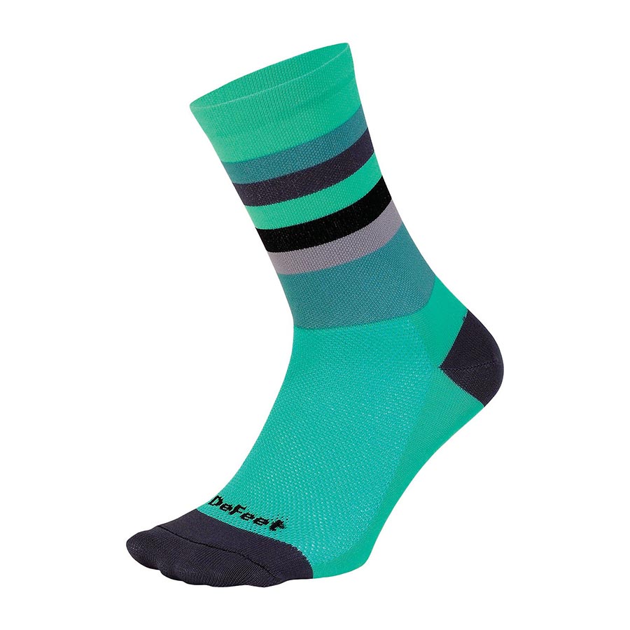 DeFeet, Aireator 6'', Socks, Pink/Blue/Purple, L, Pair