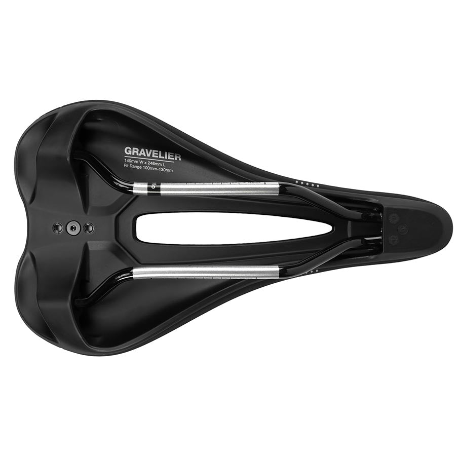 WTB, Gravelier, Saddle, Cromoly, 248 x 142mm, Unisex, Black