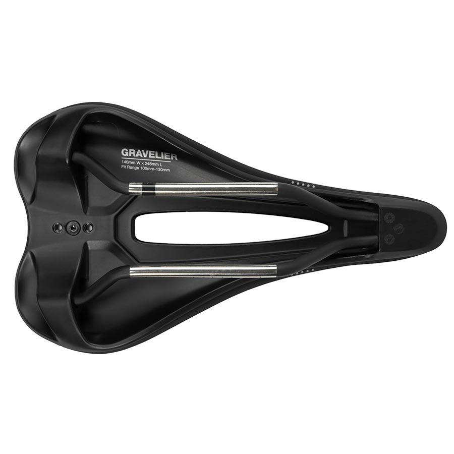 WTB, Gravelier, Saddle, Cromoly, 248 x 142mm, Unisex, Black