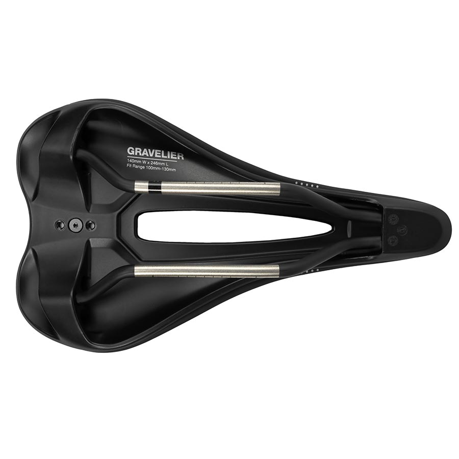 WTB, Gravelier, Saddle, Cromoly, 248 x 142mm, Unisex, Black