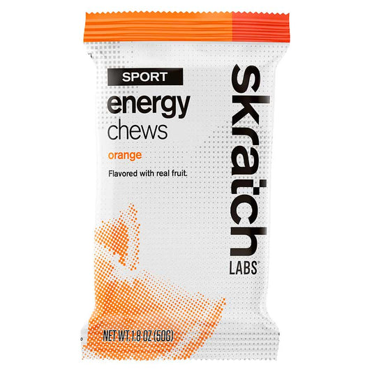 Skratch Labs, Sport Energy, Chews, Orange, 10 x 50g